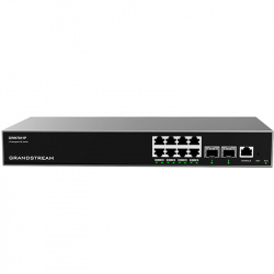 Switch Grandstream Gigabit Ethernet GWN7811P, 8 Puertos PoE 10/100/1000Mbps + 2 Puertos SFP+, 120W, 56Gbit/s, 16.000 Entradas - Administrable 