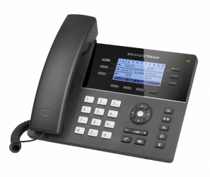 Grandstream Teléfono IP GXP1760, 6 Lineas, 4 Teclas Programables, Altavoz, Negro 