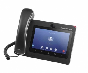 Grandstream Télefono IP con Pantalla Táctil 7'' GXV3370, 16 Líneas, Altavoz, Negro 