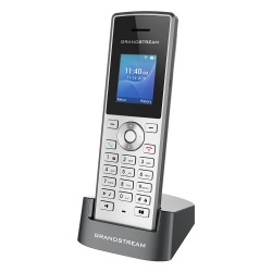 Grandstream Teléfono IP WP810 con Pantalla 1.8'', Inalámbrico, 2 Líneas, Altavoz, Negro 
