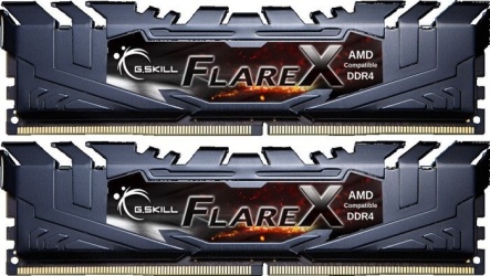 Kit Memoria RAM G.Skill Flare X DDR4, 2400MHz, 16GB (2 x 8GB), Non-ECC, CL16, XMP 