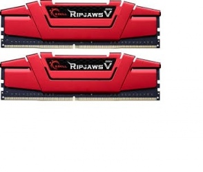 Kit Memoria RAM G.Skill DDR4 RipjawsV Red, 2800MHz, 16GB (2 x 8GB) 