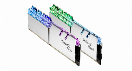 Kit Memoria RAM G.Skill Trident Z Royal DDR4, 3000MHz, 32GB (2 x 16GB), Non-ECC, CL16, XMP, Plata 