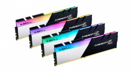 Kit Memoria RAM G.Skill Trident Z Neo Black RGB DDR4, 3200MHz, 32GB (4x 8GB), Non-ECC, CL14, SO-DIMM, XMP 