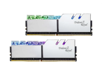 Kit Memoria RAM G.Skill Trident Z Royal Silver DDR4, 3200MHz, 32GB (2 x 16GB), Non-ECC, CL16, XMP 