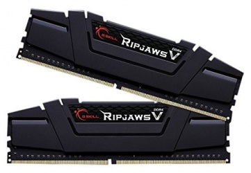 Kit Memoria RAM G.Skill DDR4 RipjawsV Negro, 3200MHz, 32GB (2 x 16GB), Non-ECC 