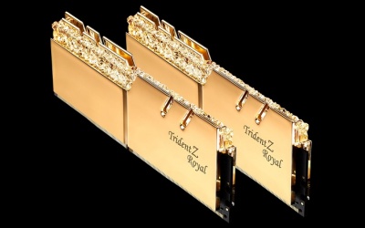 Kit Memoria RAM G.Skill Trident Z Royal DDR4, 3600MHz, 16GB (2 x 8GB), Non-ECC, CL18, XMP, Oro 