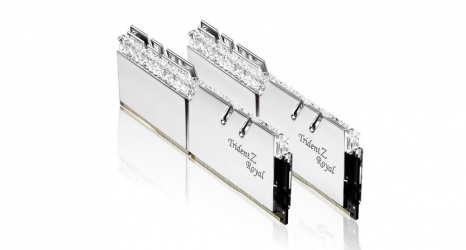 Memoria RAM G.Skill Trident Z Royal DDR4, 3600MHz, 16GB (2 x 8GB), Non-ECC, XMP, Plata 