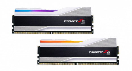 Kit Memoria RAM G.Skill Trident Z5 RGB DDR5, 6000MHz, 32GB - 2 x 16GB, CL36, XMP, Plata 