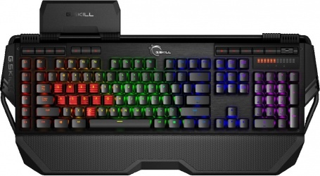 Teclado Gamer G.Skill RIPJAWS KM780 RGB, Teclado Mecánico, Cherry MX Red, Alámbrico, Negro 