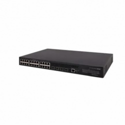 Switch H3c 9801A1NE, 24 Puertos Gigabit Ethernet 10/100/1000 24 x PoE 230W, 4 Puertos SFP, 128 Gbit/s, No Administrado  