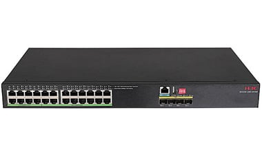 Switch H3c 9801A2DK, 24 Puertos Gigabit Ethernet 10/100/1000 16 x PoE+ 160W, 4 Puertos SFP+, 128 Gbit/s, 16000 Entradas, Administrado 
