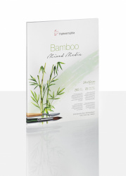 Hahnemühle Block Blanco Bamboo Mixed Media, 24 x 32cm, 25 Hojas, para Acuarela/Acrílico/Pastel 