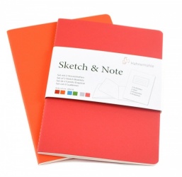 Hahnemühle Cuaderno Sketch & Note, Vertical A5, 14.8 x 21cm, 20 Hojas, para Dibujo/Notas 