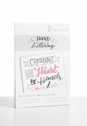 Hahnemühle Block Blanco Hand Lettering, A4, 21 x 29.7cm, 25 Hojas, para Escritura 