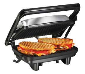 Hamilton Beach Parrilla 25462Z, Antiadherente, Rojo 