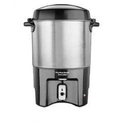 Hamilton Beach Cafetera Eléctrica 40540, 40 Tazas, Negro/Plata 