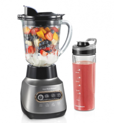 Hamilton Beach Licuadora 58181, 1.2 Litros, 800W, 6 Velocidades, Gris 