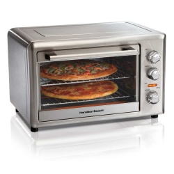 Hamilton Beach Horno Eléctrico Tostador 31103D, Plata 