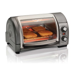 Hamilton Beach Horno Eléctrico Tostador 31334D, Plata 