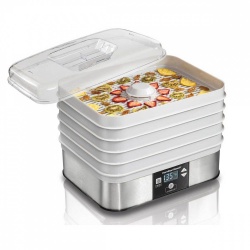 Hamilton Beach Deshidratador de Alimentos 32100, 500W, Gris/Blanco 