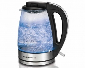 Hamilton Beach Hervidor de Agua 40865, 1.7 Litros, Transparente 