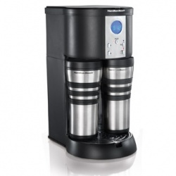 Hamilton Beach Cafetera 45237R, 2 Tazas, Negro 