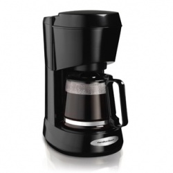 Hamilton Beach Cafetera 48136, 5 Tazas, Pausa Automática al Servir, Negro 
