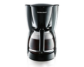 Hamilton Beach Cafetera 49316R, 12 Tazas, Negro 