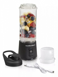 Hamilton Beach Licuadora 51180J, 400ml, 175W, 1 Velocidad, Negro  