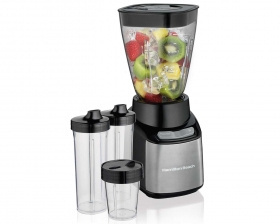 Hamilton Beach Licuadora Stay or Go, 1 Litro, 650W, 1 Velocidad, Negro  