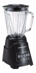 Hamilton Beach Licuadora Power Elite, 1.2 Litros, 700W, 4 Velocidades, Negro 