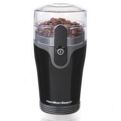 Hamilton Beach Molino de Granos de Café y Especias 80350R, Acero Inoxidable, Negro 