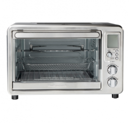 Hamilton Beach Horno Eléctrico/Freidora 31193, 1500W, 230°C máx, Plata 