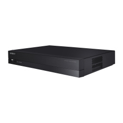 Hanwha NVR de 8 Canales para 1 Disco Duro, máx. 6TB, 2x USB 2.0, 8x RJ-45 PoE 