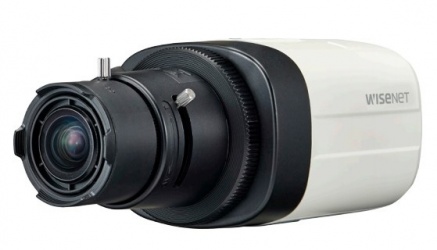 Hanwha Cámara CCTV Bullet para Interiores HCB-7000, Alámbrico, 2560 x 1440 Pixeles, Día/Noche - No incluye Lente 