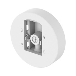 Hanwha Soporte de Poste para Cámara Domo, hasta 1kg, Blanco  