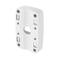 Hanwha Adaptador de Poste para Cámaras Domo/PTZ, Blanco - Compatible con SBP-300WMW1 