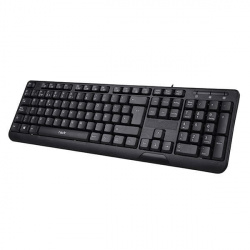 Teclado Havit KB378, Alámbrico, USB, Negro (Español) 