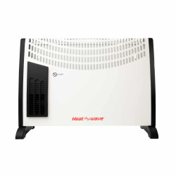 Heatwave Calefactor HF152T, 1500W, 127V, Interior, Blanco 