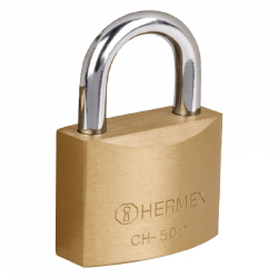 Hermex Candado de Hierro CH-50P, 50mm, Latón 
