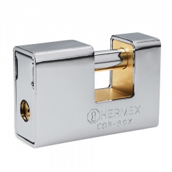 Hermex Candado Antipalanca COR-75X, 75mm, Latón/Metálico 