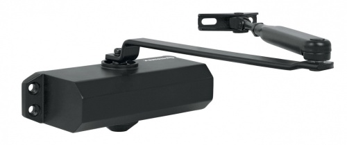 Hermex Brazo Cerrador para Puertas, hasta 80Kg, Negro 