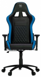 HHGears Silla Gamer XL-500, hasta 130Kg, Negro/Azul 