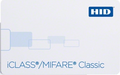 HID Tarjeta iCLASS MIFARE, 8.5 x 5.4cm, Blanco 