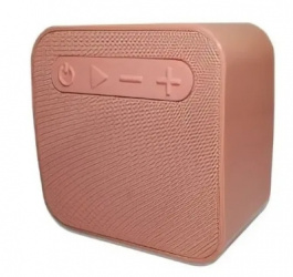 Highlink Bocina Portátil Color Speaker, Bluetooth, Alámbrico/Inalámbrico, USB, Rosa 