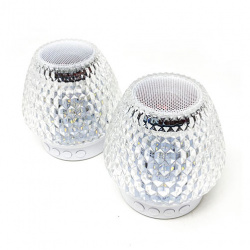 Highlink Bocina Portátil Berry Speaker, Bluetooth, Alámbrico/Inalámbrico, MicroUSB, 5W, Blanco 