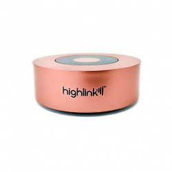 Highlink Bocina Portátil Touch Speaker, Bluetooth, Inalámbrico, USB, Rosa 