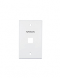 Hikvision Placa para Pared DS-1FPA1-A, 1 Puerto, 20 Piezas, Blanco 