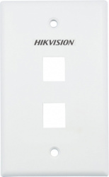 Hikvision Placa para Pared DS-1FPA2-A, 2 Puertos, 20 Piezas, Blanco  